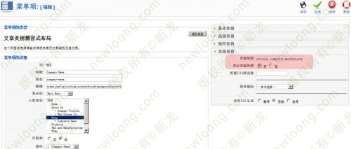 JoomlaSEO修改网页标题-由外贸网站建设|B2C购物网站建设|营销型网站建设|Joomla/Magento实施|网络营销专家新龙提供