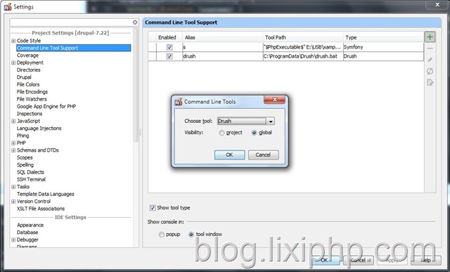 PHPStorm-Drush-Comand-Tool-Support PhpStorm命令行工具支持Drush