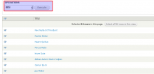 Drupal 7 Views Bulk Operations (VBO)