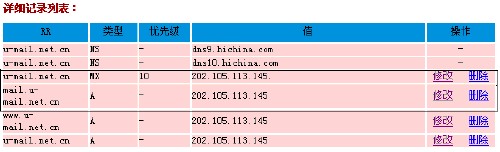 域名解析如何设置A/MX记录？