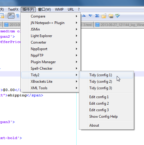 use tidy2 config 1