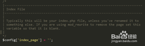 CodeIgniter如何去掉Index.php