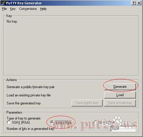 putty不用密码登陆SHH的方法
