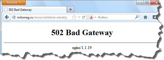 nginx502badgataway