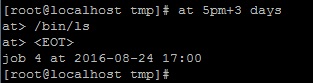 linux命令详解之(at) linux命令详解之(at)