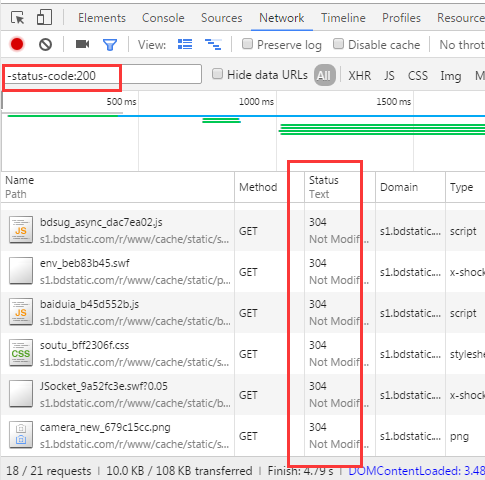 Chrome 开发工具 (Chrome Developer Tools)：Network Panel说明
