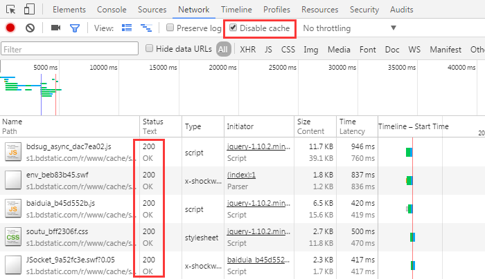 Chrome 开发工具 (Chrome Developer Tools)：Network Panel说明