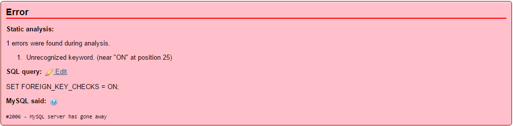 Error