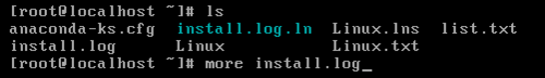 Linux命令详解：[13]cat、more、less命令