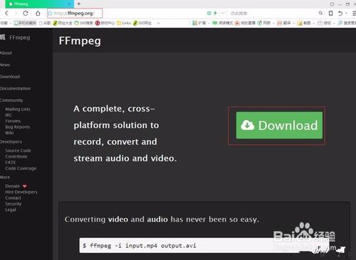 ffmpeg怎么用