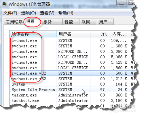win7中如何判断svchost.exe是否是病毒？