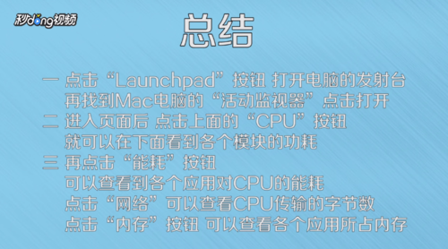 Mac如何看自己的内存消耗和CPU