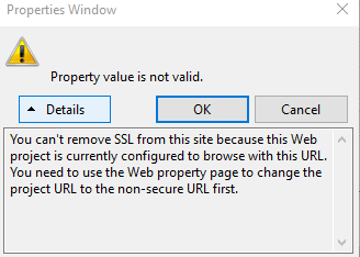 error message
