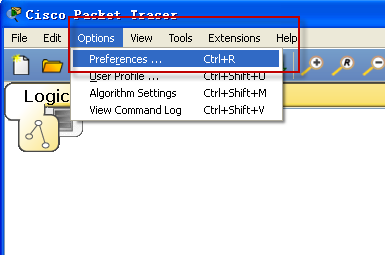 Cisco Packet Tracer截图